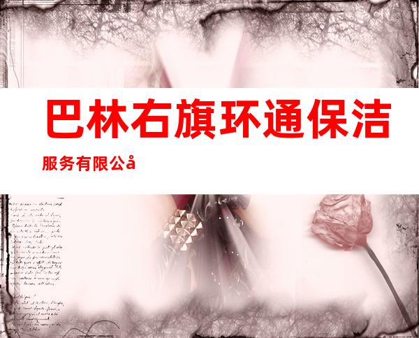 巴林右旗环通保洁服务有限公司