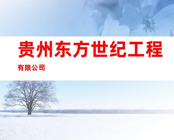 贵州东方世纪工程有限公司